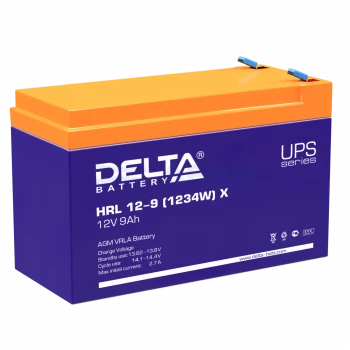 HRL 12-9 (1234W) X (АКБ 12-9 (1234W)) Delta Аккумулятор