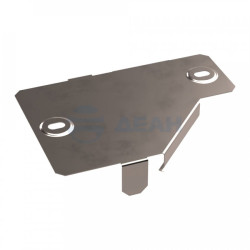                         Крышка переходника правого Стандарт INOX (AISI 409) 100х50 (PR16.5902) (Промрукав) 
						