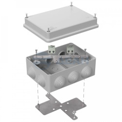                         Коробка огнестойкая для о/п Е15-Е120 RAL7035 150х110х70 (6 шт/кор) (40-0310-7035-FR1.5-4) (Промрукав) 
						