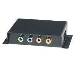                         Комплект (передатчик + приемник) видео и аудиосигнала по витой паре YE01D (CV01A) (SC&T) 
						