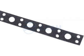                         Лента полоса монтажная оцинкованная, перфорированная прямая, 20х0,70 мм, рулон 25 м (07-7107-4) (REXANT)
						