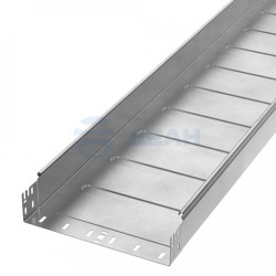                         Лоток неперфорированный Профи INOX (AISI 304) 400х100x3000 (1,0 мм) (6 м/уп) (PR16.14006)  (Промрукав) 
						