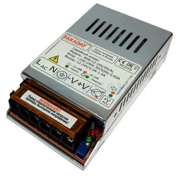 36W/12-24V/95AL FARADAY Блок питания импульсный