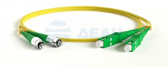 FC-D2-9-FC/AR-SC/AR-H-2M-LSZH-YL Hyperline Патч-корд