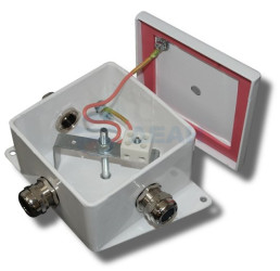                         Коробка монтажная КМ-О (2к*6,0)-IP66-120х120, шесть вводов  (Гефест) 
						