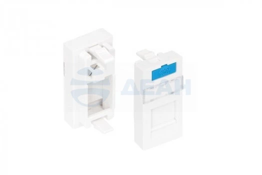 Вставка (NMC-PM1P-PH-WT) NIKOMAX Вставка для модуля Keystone Jack