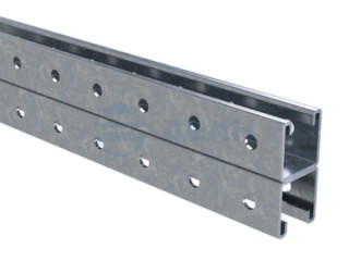                         Двойной С-образный профиль 41х41, L1800, толщ.2,5 мм, горячеоцинкованный (BPD4118HDZ) (DKC)
						