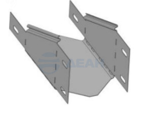                         Редукция по высоте для лотка шириной 100 мм 100-80х0,7 мм (580-009) (ПожТехКабель)
						