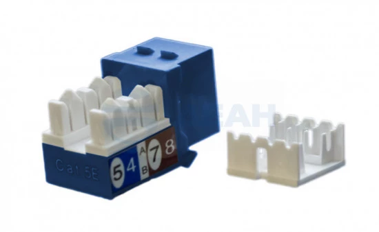 KJ9-8P8C-C5e-90-BL Hyperline Вставка Keystone Jack