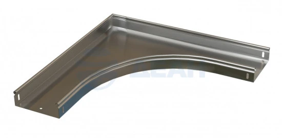 RST-AHS90-500-80-0,8-R100-SZ Hyperline Угол горизонтальный 90 градусов для лотков