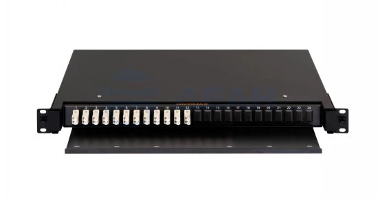 Оптический кросс (NMF-RP24LCUM2-TS-P1-1U-BK) NIKOMAX Бокс оптический