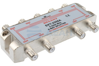                         Делитель ТВх8 под F-разъем, 5-2500МГц СПУТНИК (05-6205) (REXANT) 
						