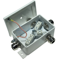                         Коробка монтажная КМ-О (12к)-IP66-d, шесть вводов  (Гефест) 
						