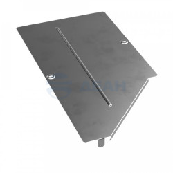                         Крышка переходника левого Стандарт INOX (AISI 304) 600х400 (PR16.5524)  (Промрукав) 
						