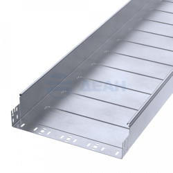                         Лоток неперфорированный Профи INOX (AISI 316) 400х100x6000 (1,0 мм) (12 м/уп) (PR16.13691)  (Промрукав) 
						