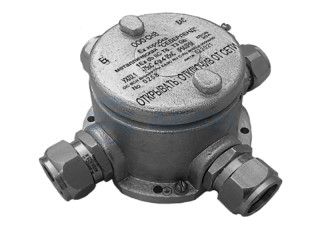                         Коробка коммутационная взрывозащищенная СЕВЕРЛЕНД Т 1Еx d IIC T6…T5 Gb 3 кабельных ввода  (Магнито-Контакт) 
						