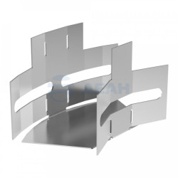                         Угол горизонтальный изменяемый 0-45 градусов Стандарт INOX (AISI 304) 50х50 (PR16.3583) (Промрукав)
						