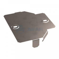                         Крышка переходника симметричного Стандарт INOX (AISI 409) 150х100 (PR16.6101) (Промрукав) 
						