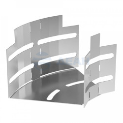                         Угол горизонтальный изменяемый 0-45 градусов Стандарт INOX (AISI 304) 100х80 (PR16.3585) (Промрукав)
						