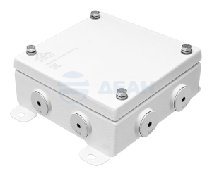                         Коробка монтажная КМ IP66(Р)-1515 8 вводов (8-13)  (Гефест) 
						