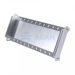                         Угол вертикальный внешний 45 градусов Стандарт INOX (AISI 316) 600х50 (PR16.2946) (Промрукав)
						