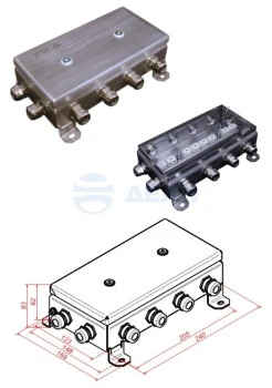 КМ-О (16к)-IP66-1224 Гефест Коробка монтажная