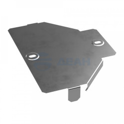                         Крышка переходника симметричного Стандарт INOX (AISI 304) 200х100 (PR16.5970)  (Промрукав) 
						