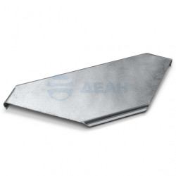                         Крышка плоского угла 45° 500x15х0,7 мм (550-007) (ПожТехКабель)
						