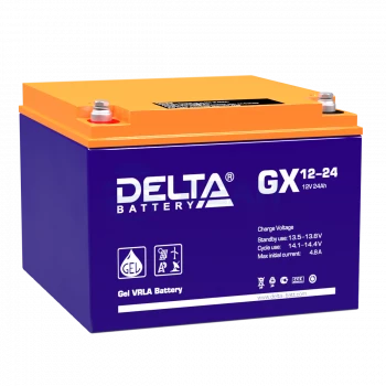 GX 12-24 (АКБ 12-24) Delta Аккумулятор