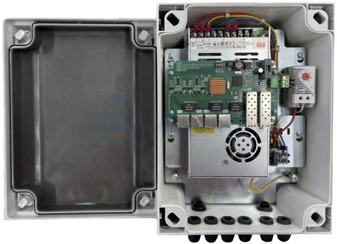 Релион-SW-2G-6Poe+/340W-UPS Релион Коммутатор управляемый с PoE уличный