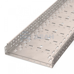                         Лоток перфорированный Стандарт INOX (AISI 409) 400х80х3000 (1,0 мм) (6 м/уп) (PR16.2424)  (Промрукав) 
						