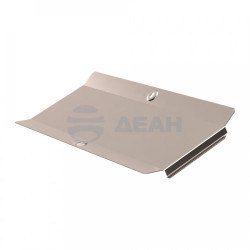                         Крышка угла вертикального внутреннего 90 градусов Стандарт INOX (AISI 409) 400 (PR16.3400)  (Промрукав) 
						