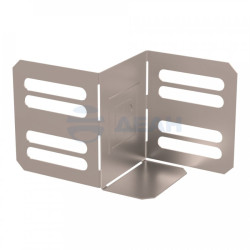                         Переходник упрощённый горизонтальный Стандарт INOX (AISI 409) на 50 мм Н80 (PR16.6205) (Промрукав) 
						