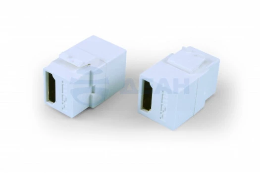 KJ1-HDMI-AL18-WH Hyperline Вставка Keystone Jack