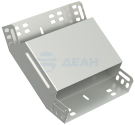                         Поворот на 45 градусов для лотков CLP3V-100-100  (IEK) 
						