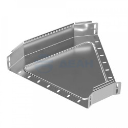                         Угол горизонтальный 45 градусов Стандарт INOX (AISI 304) 400х80 (PR16.3417) (Промрукав)
						