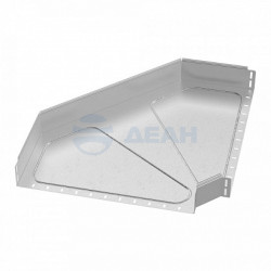                         Угол горизонтальный 90 градусов Стандарт HDZ 600х100 (PR16.1656)  (Промрукав) 
						