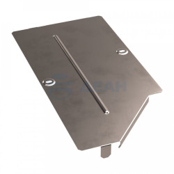                         Крышка переходника левого Стандарт INOX (AISI 409) 400х300 (PR16.5650) (Промрукав) 
						