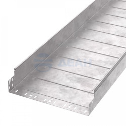                         Лоток неперфорированный Профи HDZ 400х100x3000 (1,0 мм) (6 м/уп) (PR16.13838)  (Промрукав) 
						