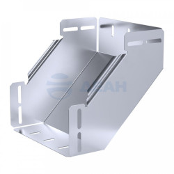                         Угол вертикальный внутренний 90 градусов Стандарт INOX (AISI 316) 200х100 (PR16.3352) (Промрукав)
						