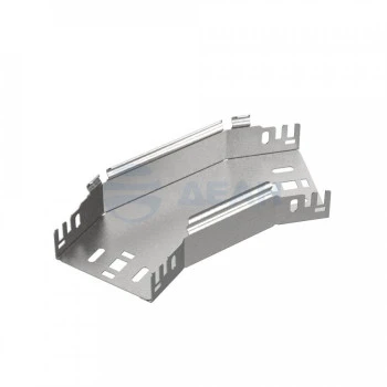 Угол горизонтальный 45 градусов (PR16.14132) Промрукав Угол горизонтальный 45 градусов для лотков