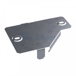                         Крышка переходника левого Стандарт INOX (AISI 316) 100х50 (PR16.5575)  (Промрукав) 
						