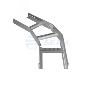 Угол горизонтальный 45° (650-319) ПожТехКабель Угол горизонтальный 45 градусов для лотков