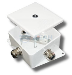                         Коробка монтажная КМ-О (2к*6,0)-IP66-100х100, два ввода  (Гефест) 
						