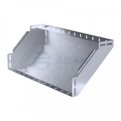                         Угол вертикальный внутренний 90 градусов Стандарт INOX (AISI 316) 600х100 (PR16.3364) (Промрукав)
						