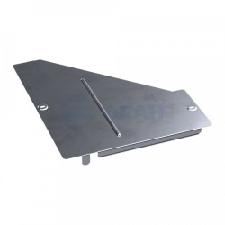                         Крышка переходника правого Стандарт INOX (AISI 316) 400х150 (PR16.5843)  (Промрукав) 
						