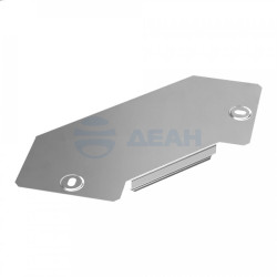                         Крышка угла горизонтального 90 градусов Стандарт INOX (AISI 304) 100 (PR16.3516) (Промрукав)
						