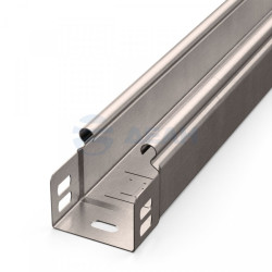                         Лоток неперфорированный Стандарт INOX (AISI 409) 50х50х3000 (0,7 мм) (36 м/уп) (PR16.2409)  (Промрукав) 
						