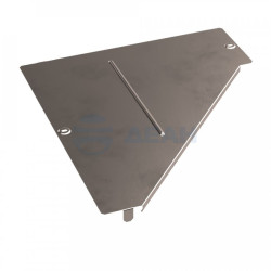                         Крышка переходника левого Стандарт INOX (AISI 409) 500х150 (PR16.5651) (Промрукав) 
						