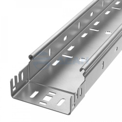                         Лоток перфорированный Профи INOX (AISI 304) 100х50x3000 (1,5 мм) (6 м/уп) (PR16.13281)  (Промрукав) 
						